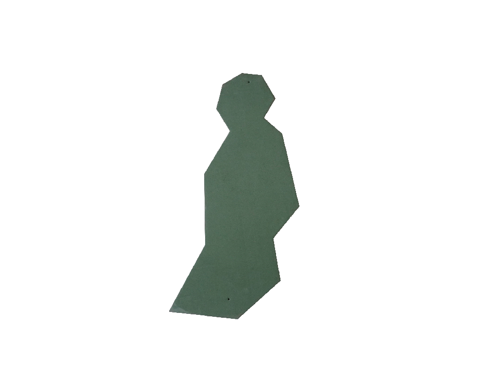 Running Body Shape Backing Pad