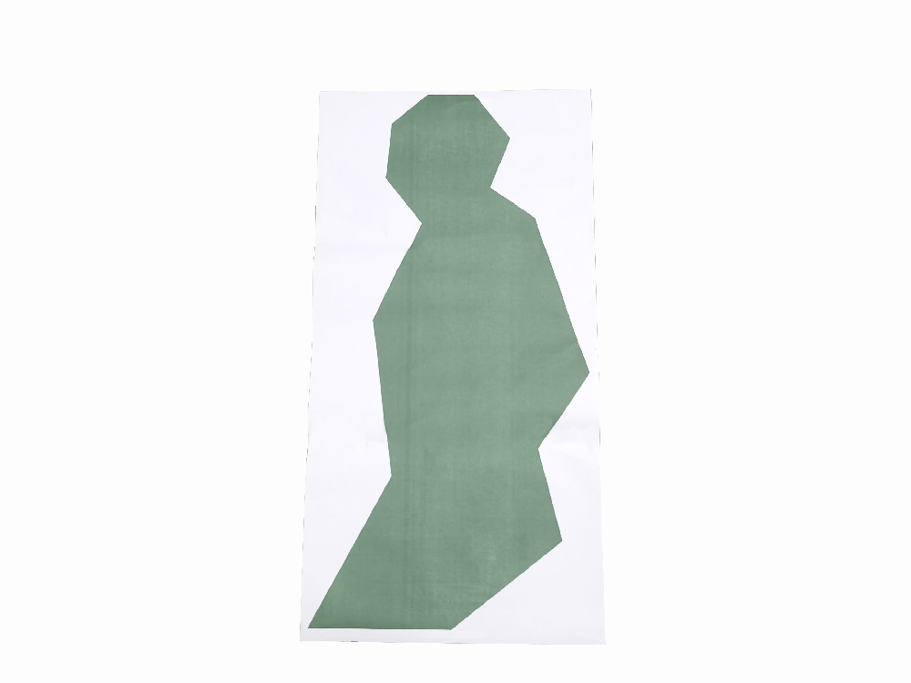 Running Body Shape Paper